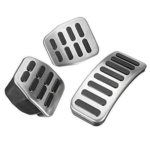  [AUSTRALIA] - PAKCEEINC Stainless Steel Pedal Rubber Set for Manual Transmission for VW Golf Jetta MK4 GTI GLI 1.8T