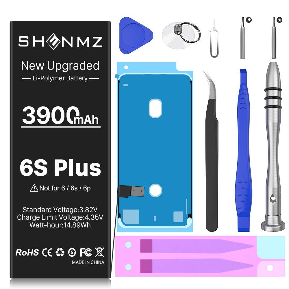 【3900mAh】 SHENMZ Battery for iPhone 6S Plus, 2021 New Upgraded Replacement Battery for Apple 6S Plus (A1634, A1687, A1699) with Professional Repair Tool Kits - LeoForward Australia