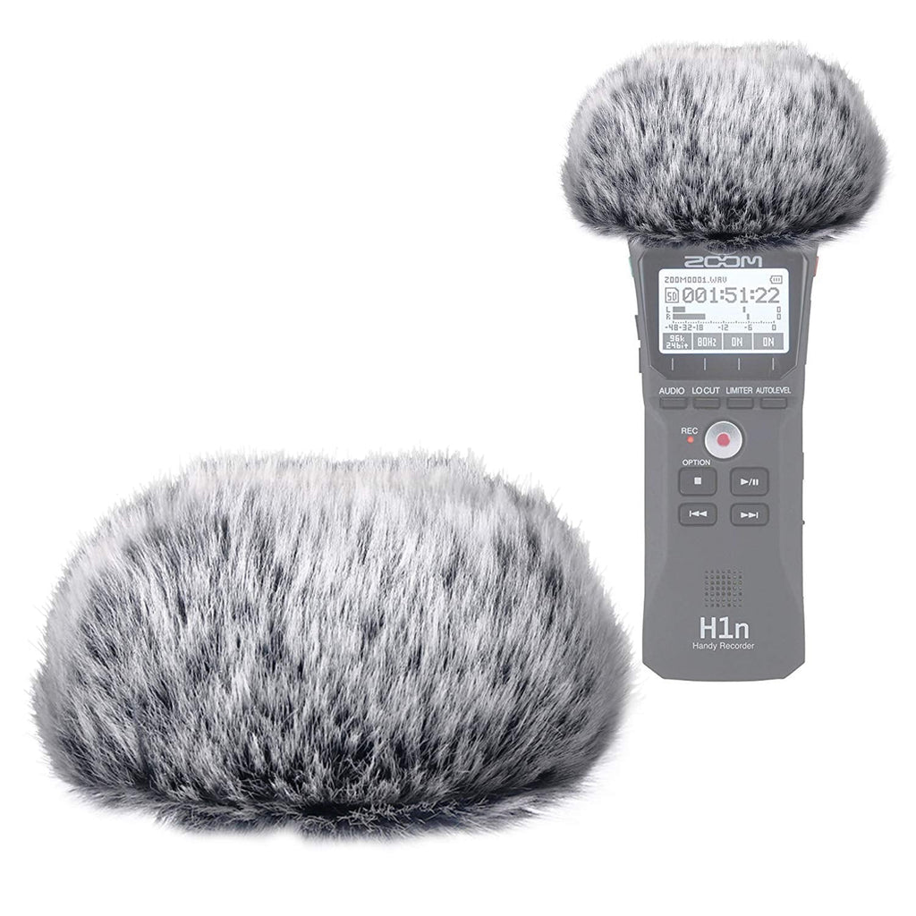  [AUSTRALIA] - SUNMON H1N Microphone Windscreen Muff Suitable for Zoom H1n Handy Portable Digital Recorder to Reduce Noise