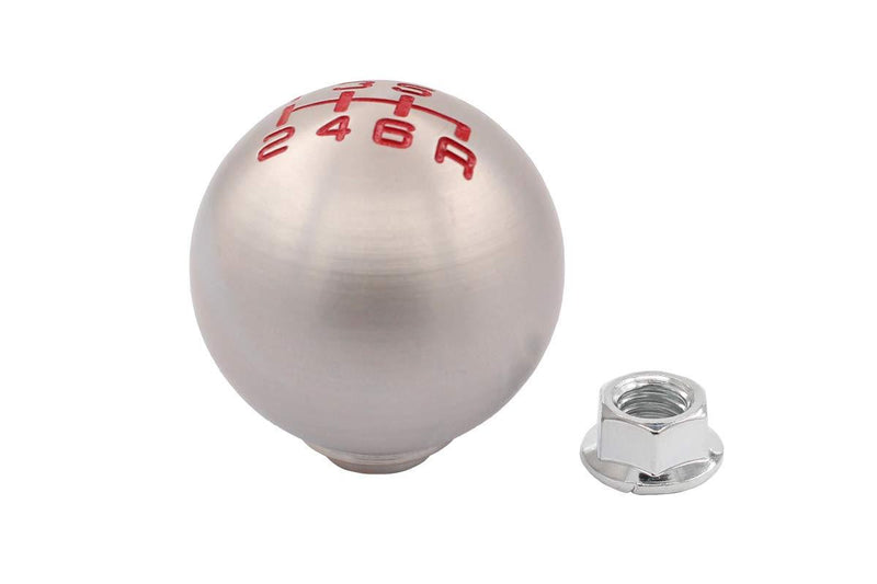  [AUSTRALIA] - XtremeAmazing Aluminum Round Ball 6 Speed Manual Gear Stick Shift Shifter Lever Knob M10 x 1.5 Thread Screw Adapter Nuts for FD2 RSX FA5 FG2 FB6 S2000 Type-R