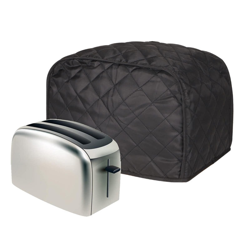  [AUSTRALIA] - Toaster Cover, Quilted Toaster Cover 2 Slice,Kitchen Small Appliance Covers, Toaster Cover Fits for Most Standard 2 slice Toasters, Universal Size Microwave Oven Dustproof Cover Women Gift