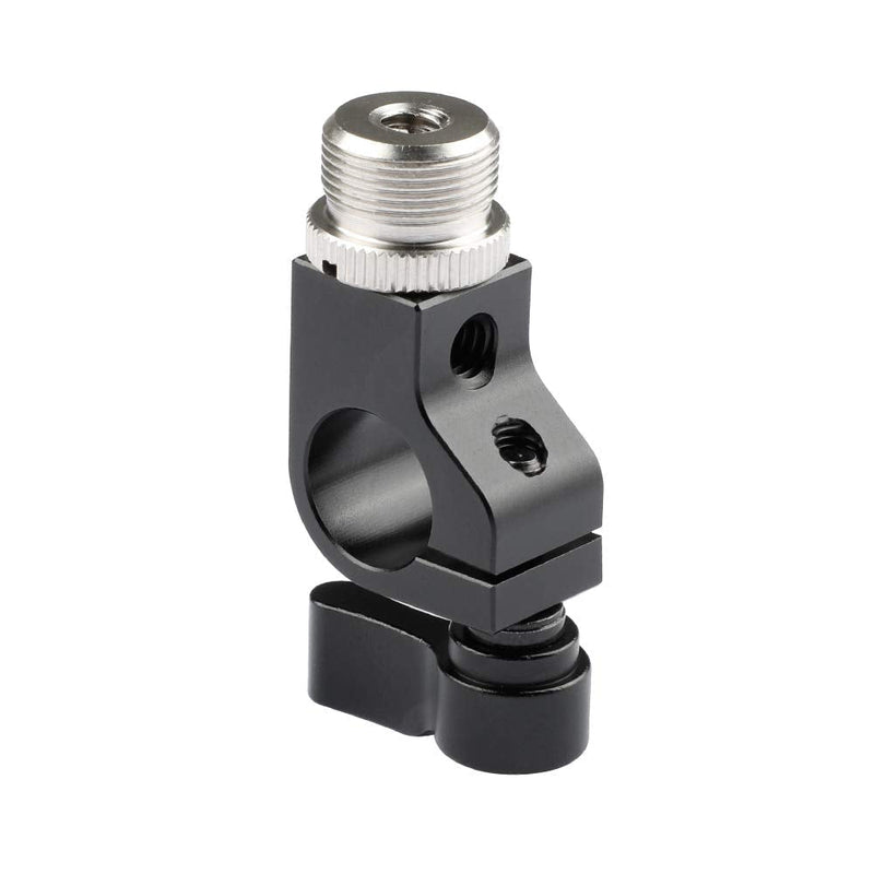  [AUSTRALIA] - CAMVATE 15mm Rod Clamp With 5/8"-27 Screw Connectors For Microphone