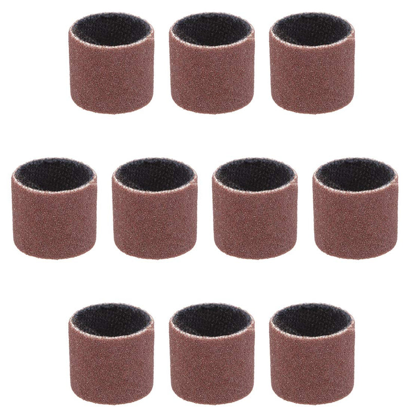  [AUSTRALIA] - uxcell 1/2 Inch x 1/2 Inch Sanding Sleeves 240 Grits Sandpapers Band Drums 10 Pcs