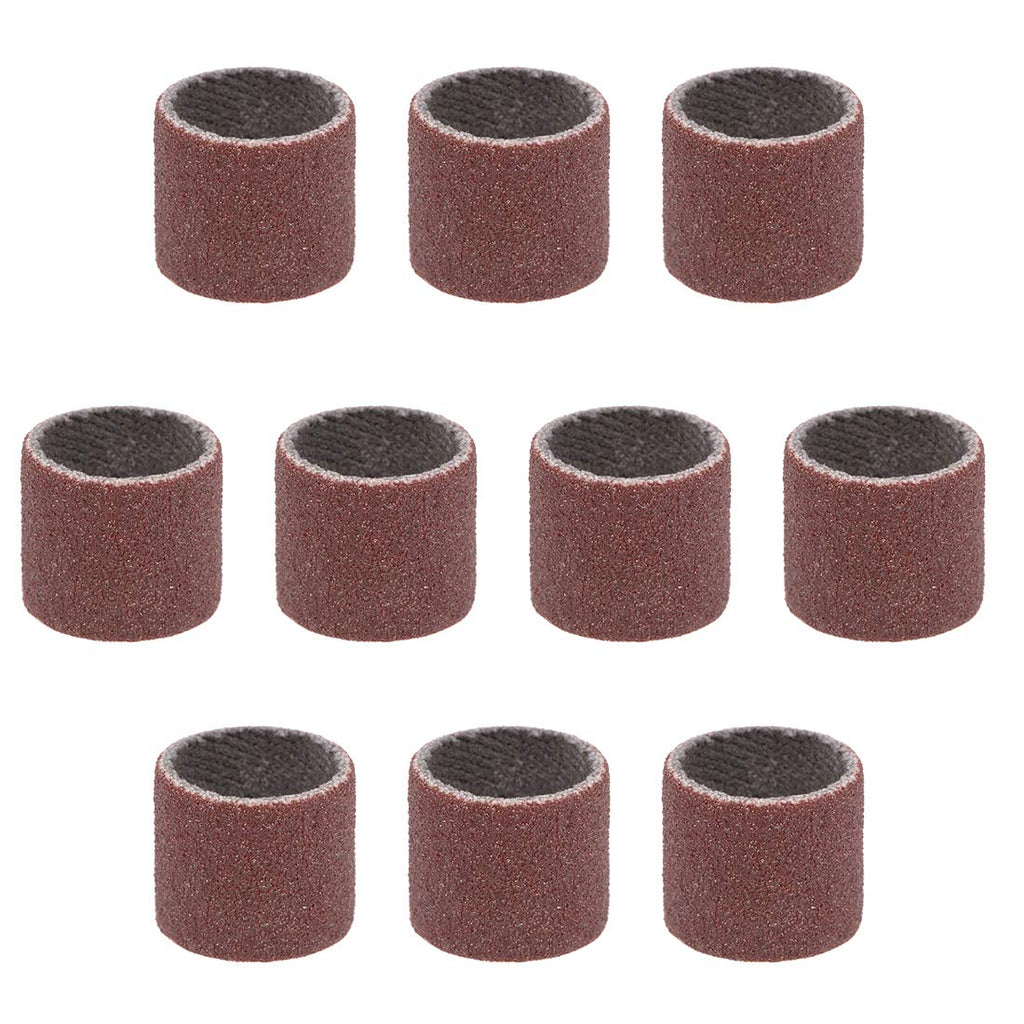  [AUSTRALIA] - uxcell 1/2 Inch x 1/2 Inch Sanding Sleeves 180 Grits Sandpapers Band Drums 10 Pcs