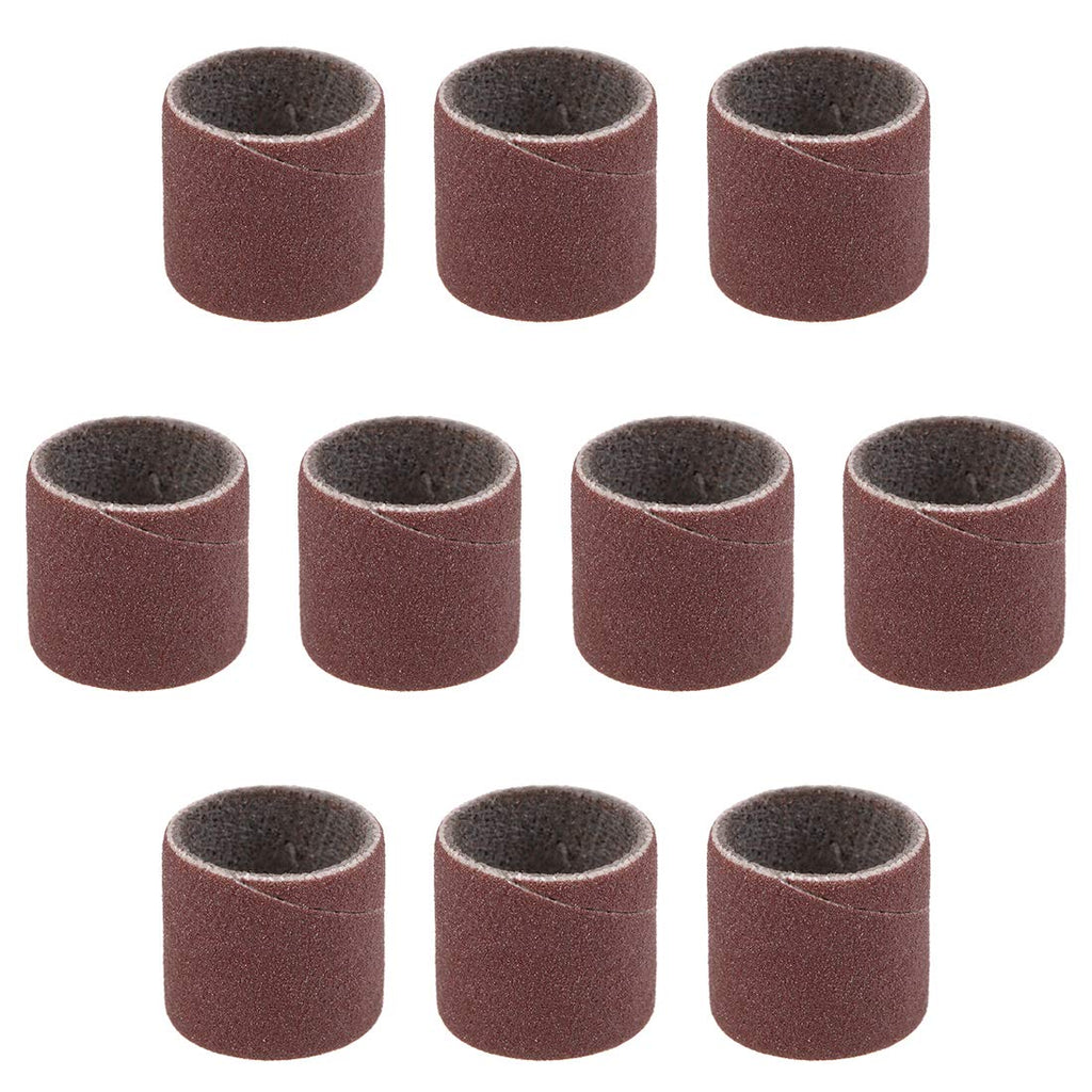  [AUSTRALIA] - uxcell 1/2 Inch x 1/2 Inch Sanding Sleeves 320 Grits Sandpapers Band Drums 10 Pcs