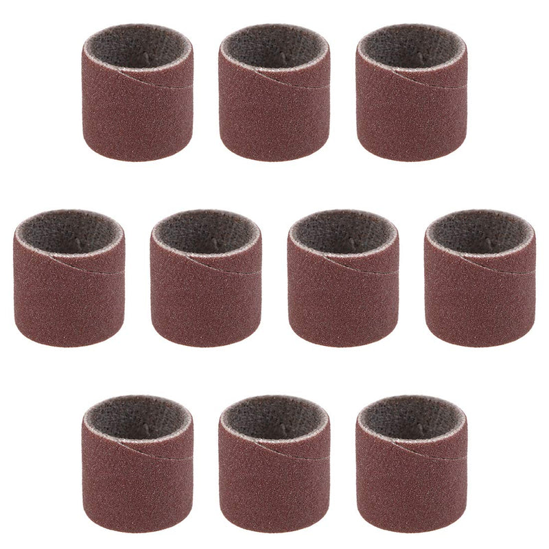  [AUSTRALIA] - uxcell 1/2 Inch x 1/2 Inch Sanding Sleeves 320 Grits Sandpapers Band Drums 10 Pcs