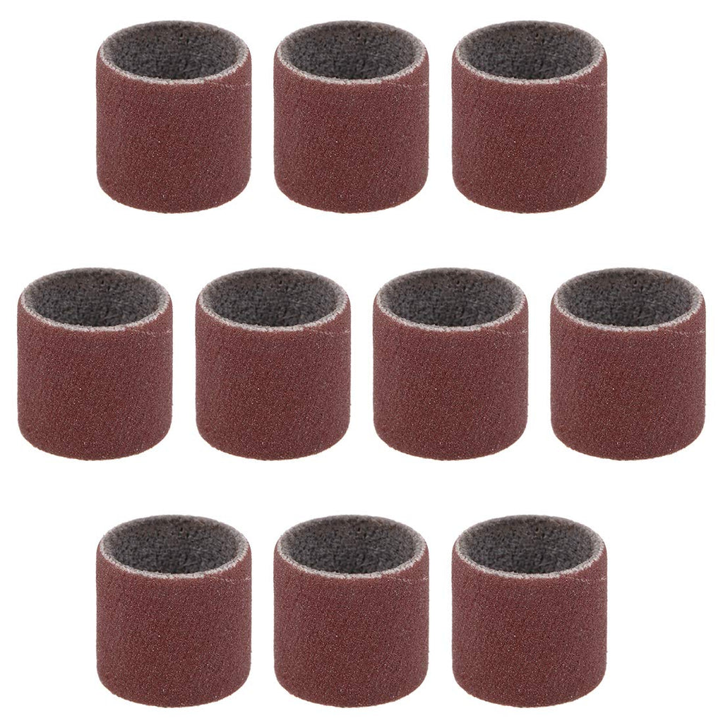  [AUSTRALIA] - uxcell 1/2 Inch x 1/2 Inch Sanding Sleeves 400 Grits Sandpapers Band Drums 10 Pcs