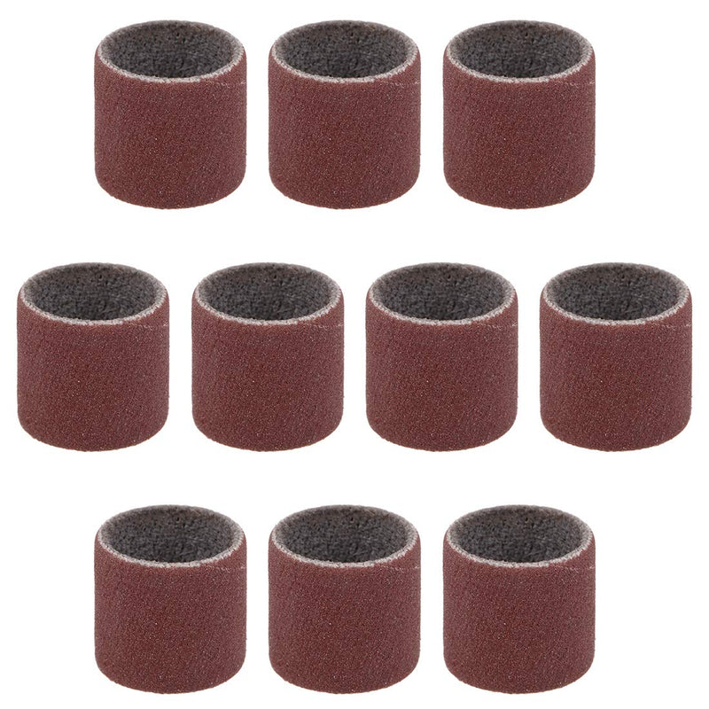  [AUSTRALIA] - uxcell 1/2 Inch x 1/2 Inch Sanding Sleeves 400 Grits Sandpapers Band Drums 10 Pcs