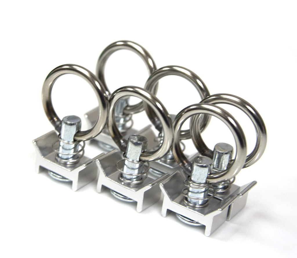  [AUSTRALIA] - CYC 5002, Single Stud Fitting with O-Ring, Application for Logistic Installation and L-Track Uses (6-Pack)