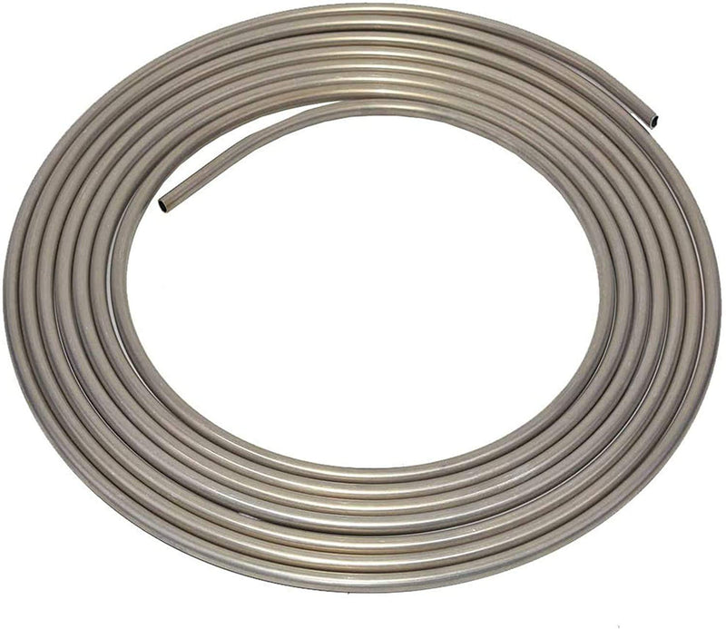 A-Team Performance 3003-Grade Aluminum Coiled Tubing Fuel Line Tube, 3/8 Inch, Diameter 25-Feet Roll.035-inch Wall Thickness. Compatible with Larger Tube Diameter - LeoForward Australia
