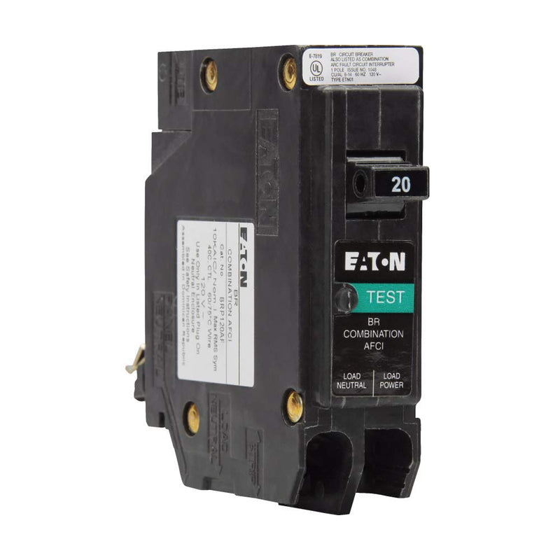  [AUSTRALIA] - Cutler-Hammer BRP115AF Eaton 15 amps Combination AFCI Single Pole Circuit Breaker, Black