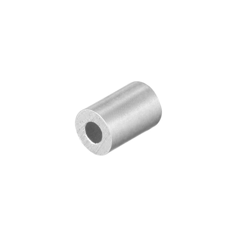 uxcell Aluminum Crimping Loop Sleeve for 1/32" - 5/128" Wire Rope Pack of 100 - LeoForward Australia
