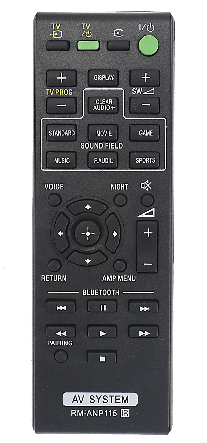 RM-ANP115 Replaced Remote Fit for Sony Sound Bar HT-CT370 HT-CT770 SA-CT370 SA-CT770 SA-WCT370 SA-WCT770 RM-ANP114 - LeoForward Australia