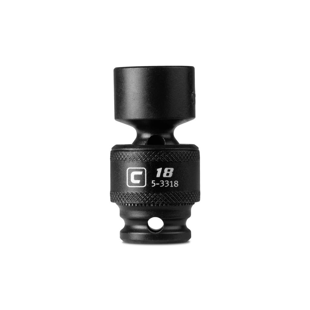  [AUSTRALIA] - Capri Tools 18 mm Universal Impact Socket, 3/8-Inch Drive, 6-Point, Metric