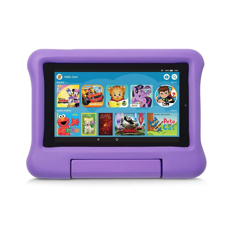  [AUSTRALIA] - Kid-Proof Case for Fire 7 Tablet (Compatible with 9th Generation Tablet, 2019 Release), Purple