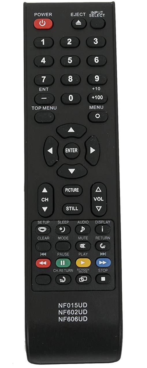 ALLIMITY NF015UD NF602UD NF606UD Remote Control Replacement for Emerson Sylvania TV LC225SL9 LC225SSX LC320SL1 LC320SLX LC320SS9 LC321EM9A LC321EM9D LC420SS8 LC420SS8 RLC420SS8 LC320EM1 LC320EM1F - LeoForward Australia