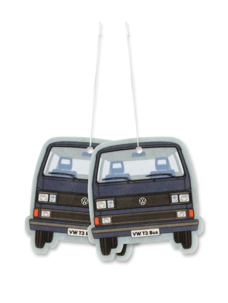 BRISA VW Collection - Volkswagen Scented Car Air Freshener Fragrance Deodorizer for Car/Auto or Home with Volkswagen Vanagon Bus T3 Camper Van FrontDesign (Fresh/Blue/2-pc Set) - LeoForward Australia