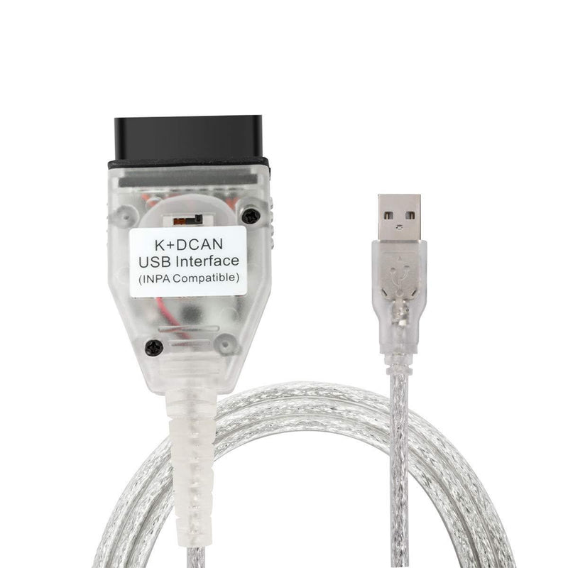 Taotao Inpa Cable with Switch FT232RQ K+D CAN USB Interface Cable Car Ediabas K+ Dcan USB OBD2 OBDii Diagnostic Scanner for BMW - LeoForward Australia