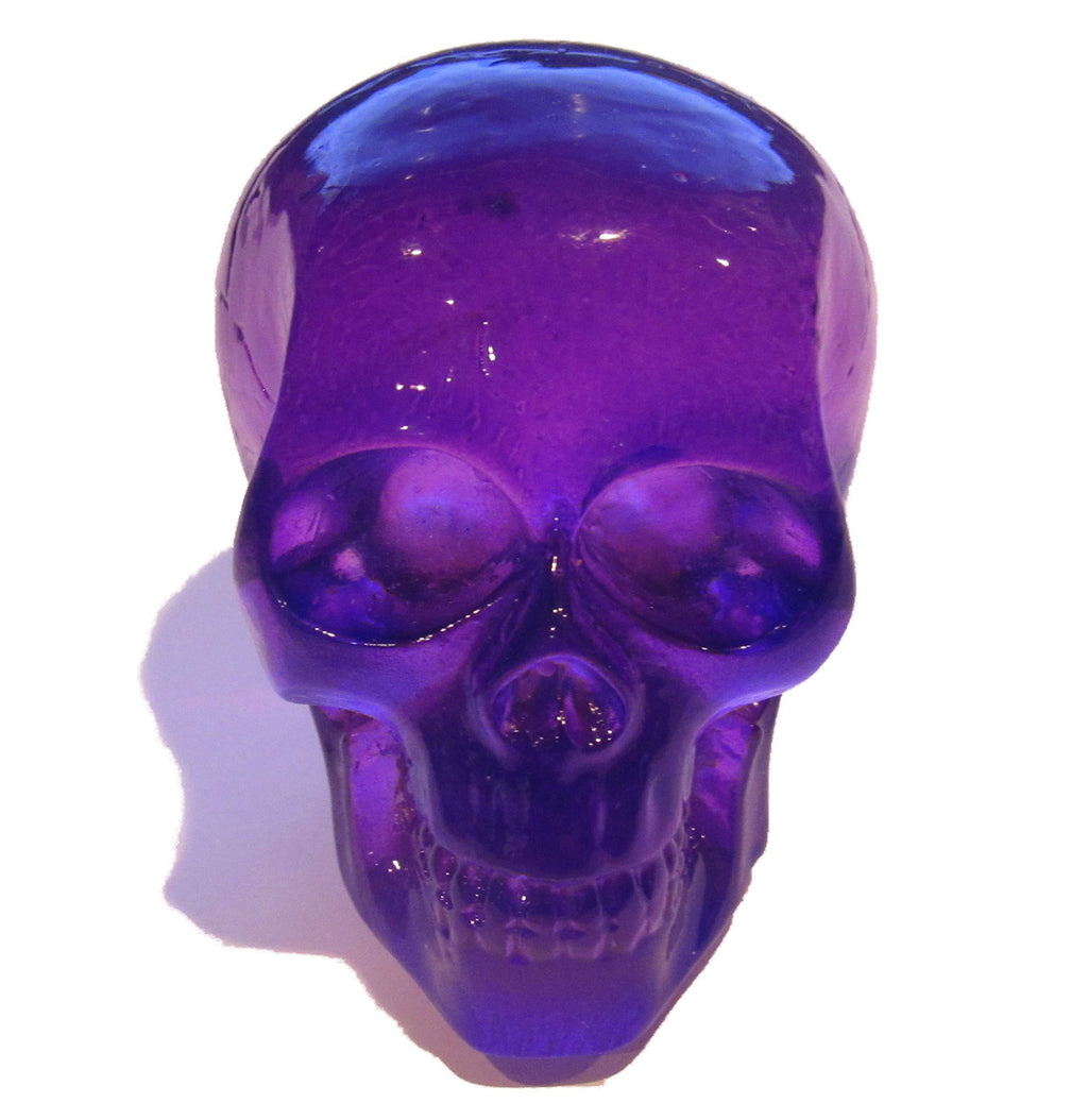  [AUSTRALIA] - Kool Collectibles Clear Purple Skull Shifter Shift Knob Rat Rod Lever