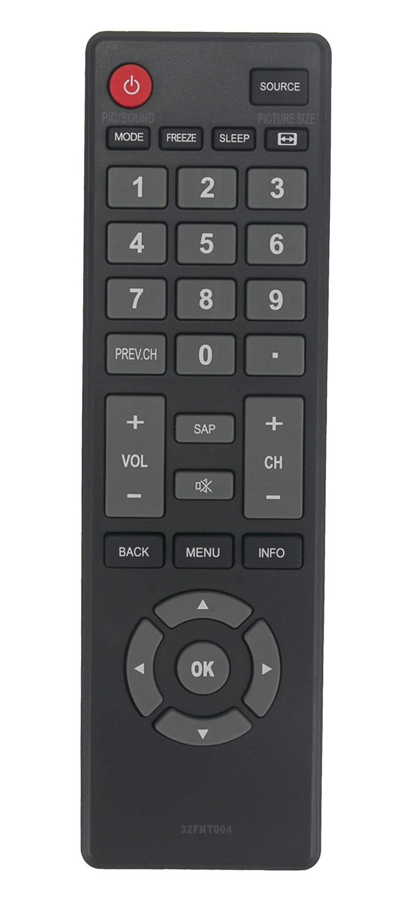 AULCMEET 32FNT004 Remote Control Compatible with Emerson LCD TV LE391EM4 LE320EM4 LE290EM4 LE240EM4EN LF501EM4 LF461EM4 LF391EM4 LF320EM4 LF320EM4A LF501EM4F LF391EM4F LF320EM4F LE290EM4F LF320EM5F - LeoForward Australia