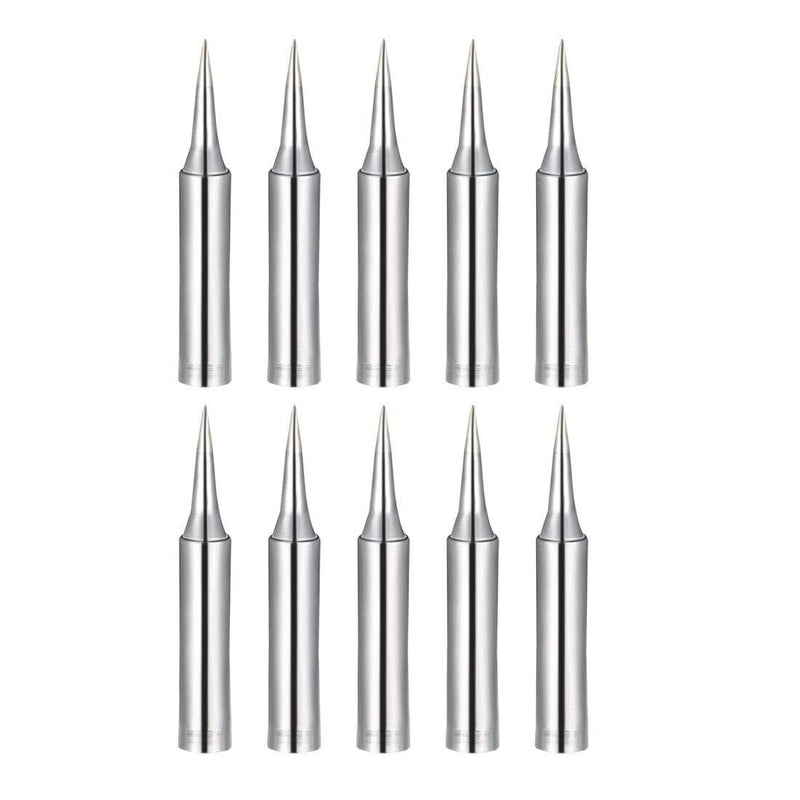  [AUSTRALIA] - uxcell Soldering Iron Tips 4mm x 6.1mm Tip Edge Replacement for Solder Station Tip 900M-T-I Silver 10pcs