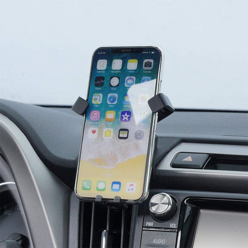  [AUSTRALIA] - BeHave Autos Universal Car Phone Holder Fit for Toyota RAV4 2013 2014 2015 2016 2017 2018 Air Vent Phone Mount Adjustable, Car Phone Cradle Fit for iPhone Samsung 4-7 Inches Smartphone (Ra-zj001-001) Ra-zj001-001