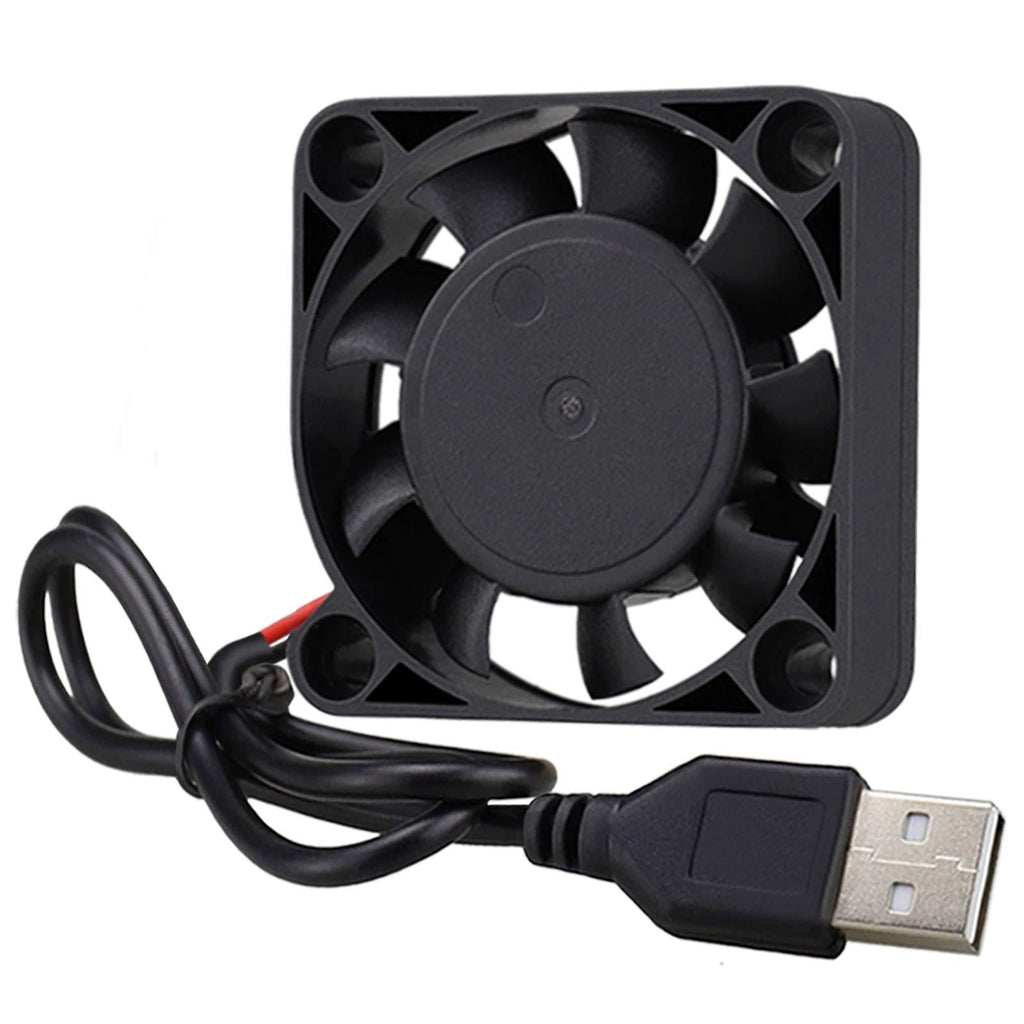 GDSTME 40mm USB Fan for VR Gear, Aquarium, Roku, Router, Raspberry Pi, Cosplay, Helmet Cooling Ventilation - LeoForward Australia