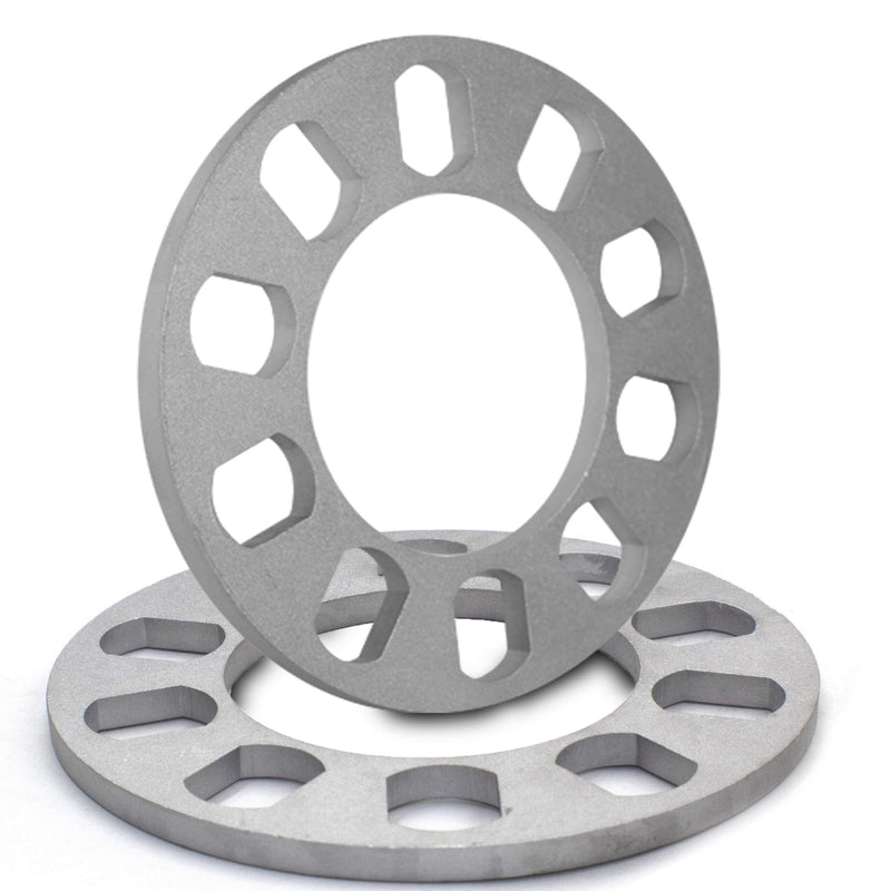 Wheel Spacer | Die Cast Aluminum | 5 Lug [100mm/4.25 to 120mm/4.75 BC] - 8mm or 5/16 Thick [2 Pack] - LeoForward Australia