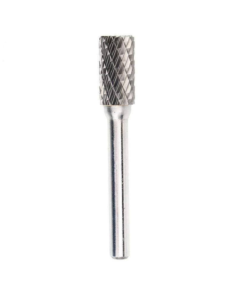KOTVTM SB-3 Carbide Burr 10MM Head Die Grinder Bits Double Cut Carbide Rotary Burr Drill Bits File with 1/4 Inch Shank for Metal Carving Polishing Drilling (Pack of 1) - LeoForward Australia