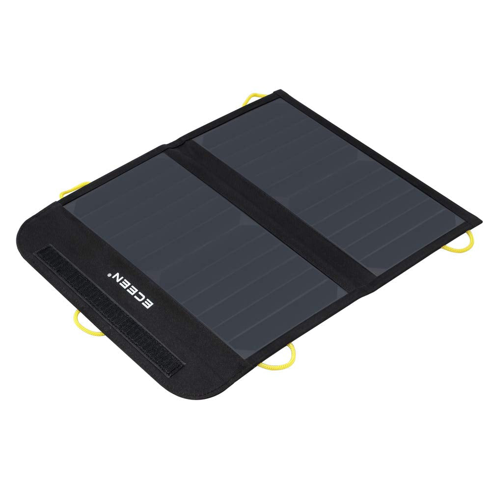  [AUSTRALIA] - ECEEN Solar Charger Foldable Solar Panel Charge for iPhones, Smartphones, Tablets, GPS Units, Speakers, Gopro Cameras, and Other Devices (13W with Net Pocket)