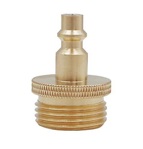  [AUSTRALIA] - iFJF Plug Adapter Air Compressor Quick-Connect Plug to Male Faucet Blow Out Adapter fit for Winterize RV, Motorhome, Boat, watercraft, Camper, Water line, and Travel Trailer.
