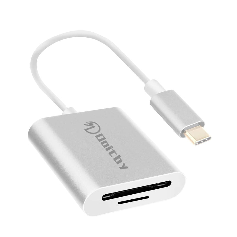 Doitby USB C to SD/MicroSD Card Reader USB Type C Memory Card Reader for Galaxy S20/S10/S9, MacBook Pro 2019, MacBook Air, iPad Pro, Surface Book 2, Surface Go and Other USB C Devices - LeoForward Australia
