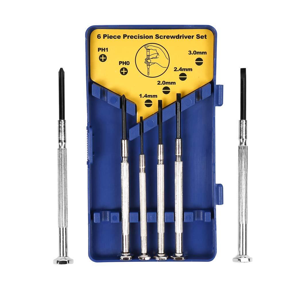  [AUSTRALIA] - 6PCS Precision Screwdriver Set, Small Screwdriver Set for Electronics, Toys, Computer, Watch Repair by Longshy. 1