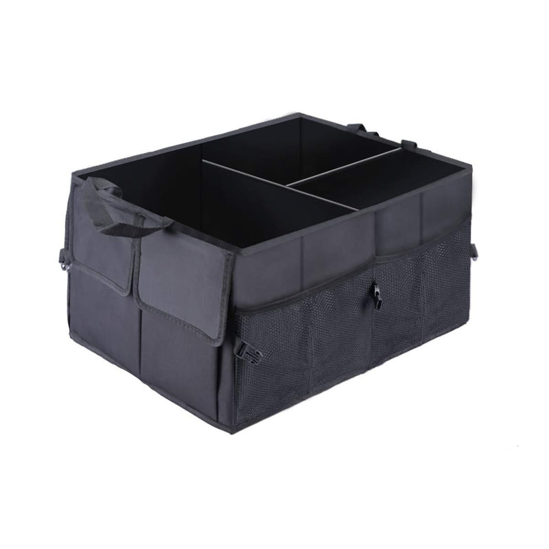  [AUSTRALIA] - Car Trunk Storage Organizer Compartment Collapsible Portable Storage Cargo Box for SUV, Auto, Truck - Nonslip Waterproof Bottom Type 1