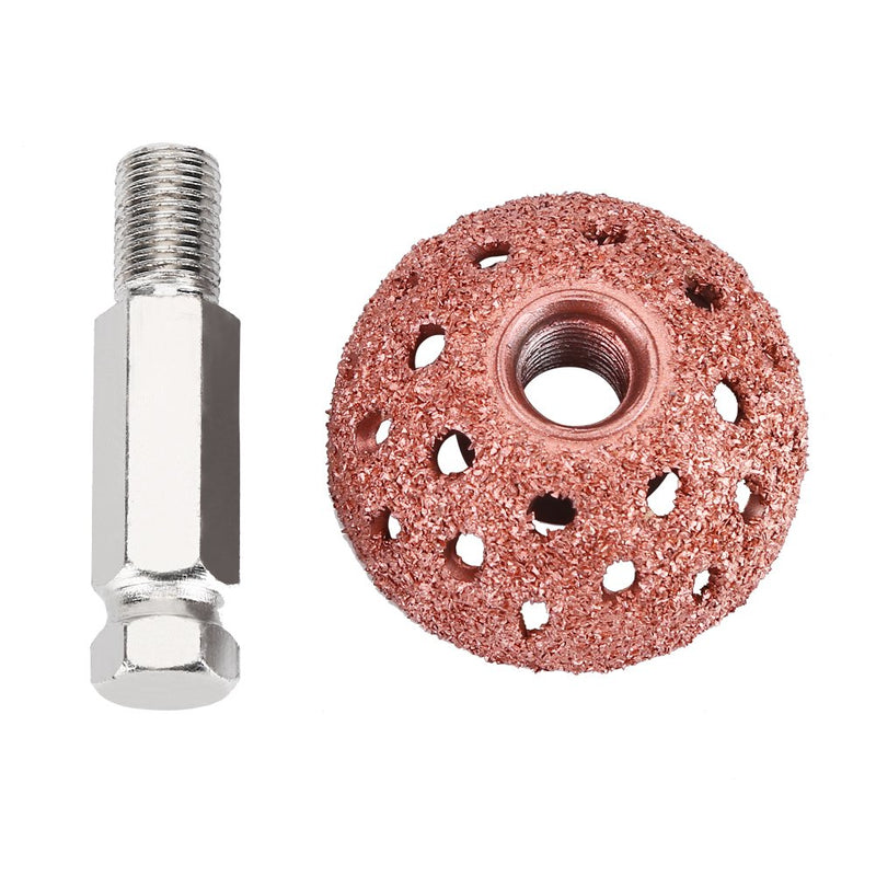  [AUSTRALIA] - 38mm Tire Buffing Wheel, Tire Repair Grinding Head Coarse Grit Buffing Wheel with Linking Rod