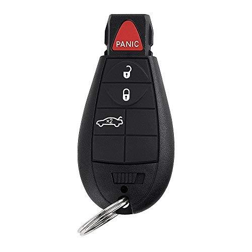  [AUSTRALIA] - Key Fob Compatible for 2008-2010 Chrysler 300, 2008-2012 Dodge Challenger, 2008-2012 Dodge Charger, SaverRemotes 4 Button Remote Control Replacement for M3N5WY783X IYZ-C01C