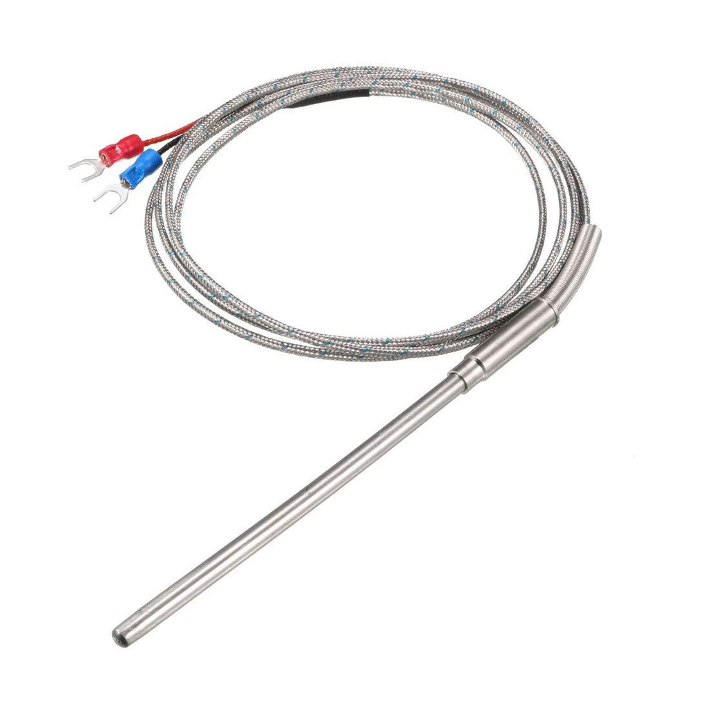 uxcell K Type Thermocouple Temperature Sensor Probe 5x100mm (0 to 800C) 5ft Temperature Controller - LeoForward Australia