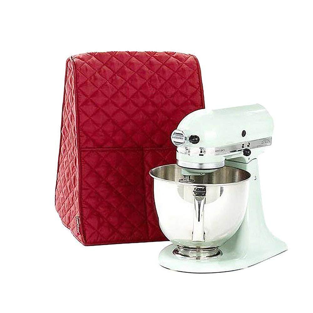 Stand Mixer Dust-proof Cover with Organizer Bag for KitchenAid Mixer to Keep Clean and Safe(Red) Red/4.5-6 Quart - LeoForward Australia