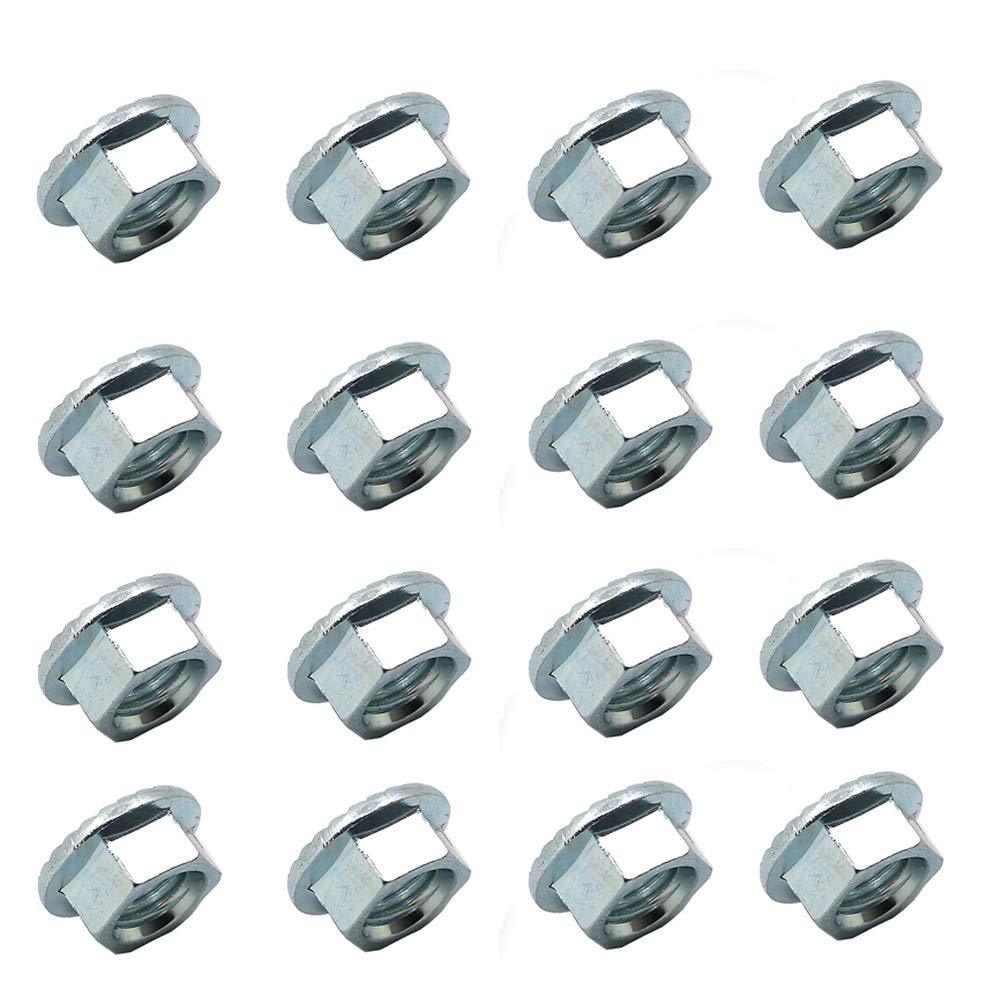  [AUSTRALIA] - Alpha Rider 16 PCS Locking Lug Nuts For Yamaha Blaster, Banshee, Raptor, Warrior and YFZ450