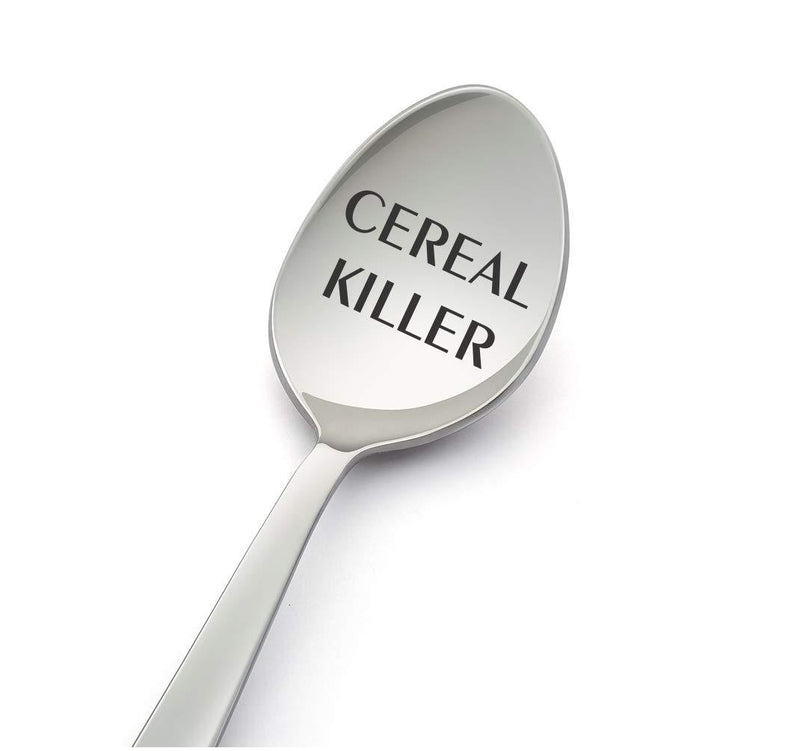  [AUSTRALIA] - Cereal Killer Spoons - Perfect Cereal Lover Gift-Cereal Spoon Best Teenager Gifts On The Market - Crafted by LYF Collections