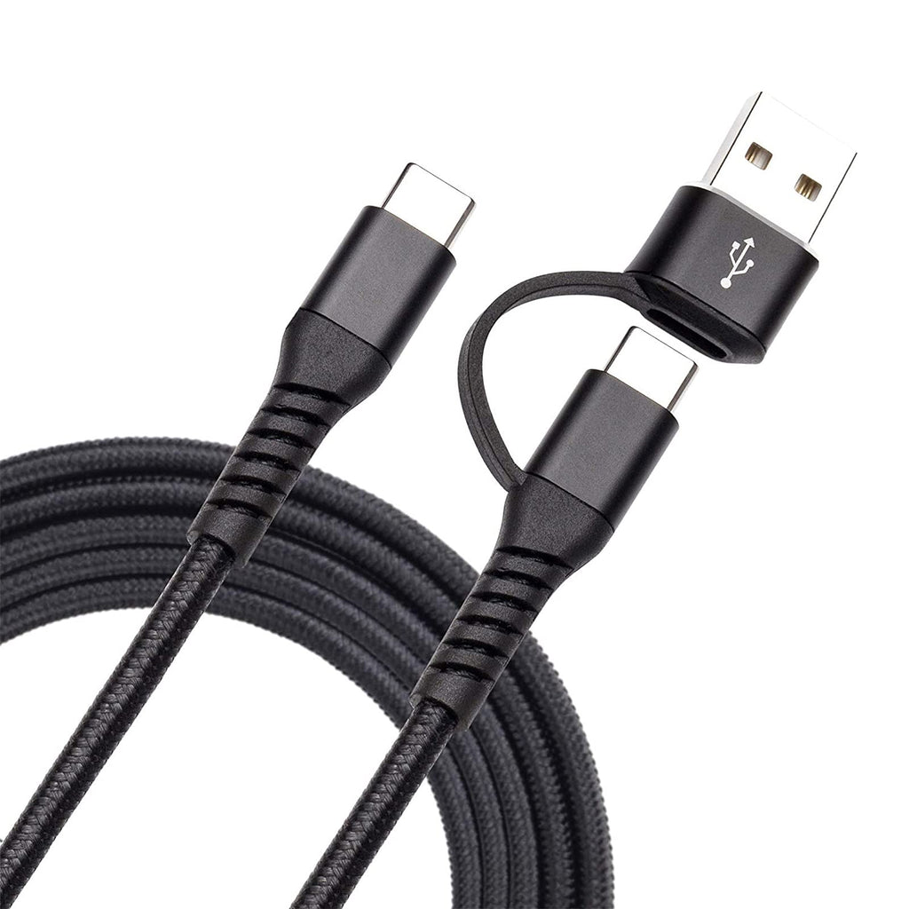 USB C to USB C Cable 60W 10ft,QC & PD 2-in-1 USB-A/C to USB-C Fast Charger Cord for Apple MacBook Pro/Air 2020/2019/2018,iPad Pro 2020/2019/2018,Samsung Galaxy S21,Type-C Laptops - LeoForward Australia