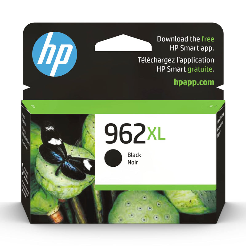  [AUSTRALIA] - Original HP 962XL Black High-yield Ink Cartridge | Works with HP OfficeJet 9010 Series, HP OfficeJet Pro 9010, 9020 Series | Eligible for Instant Ink | 3JA03AN One