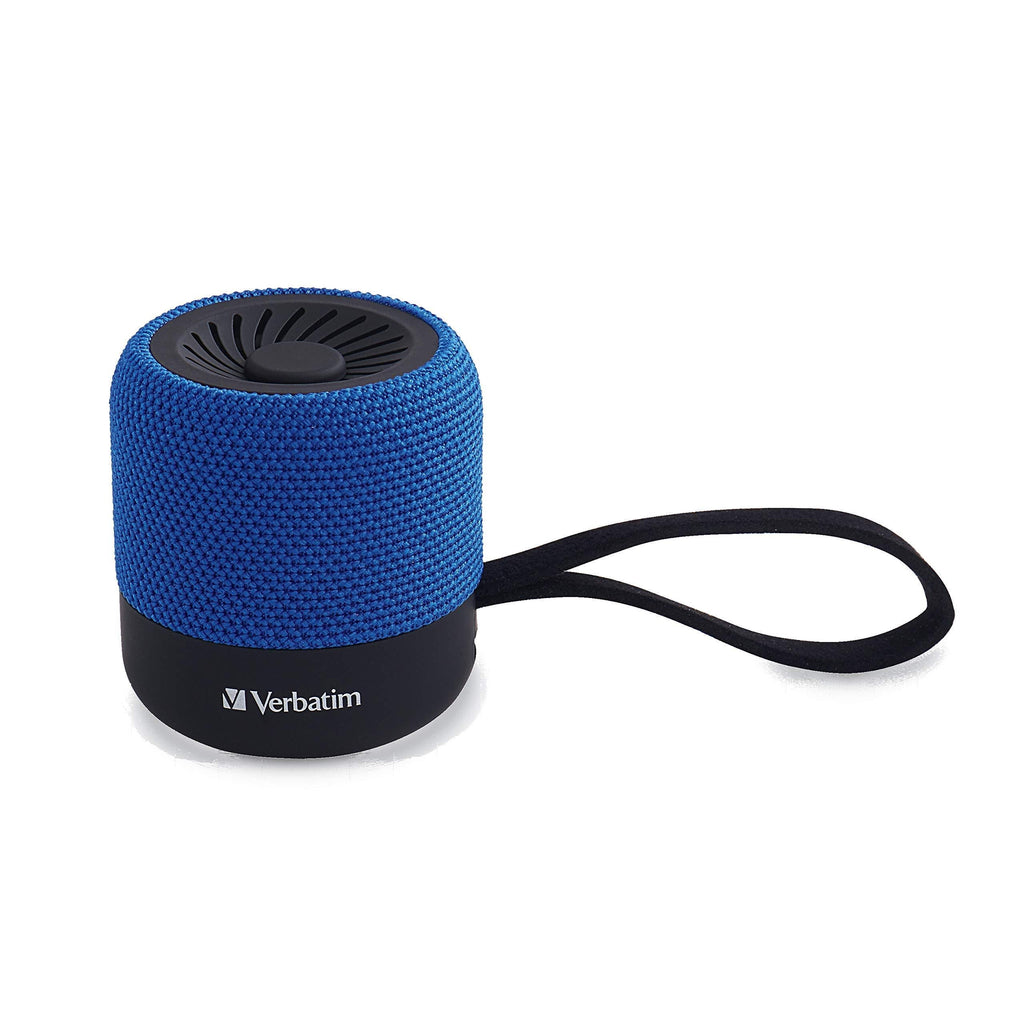 Verbatim Wireless Mini BluetoothSpeaker – Blue (70229) - LeoForward Australia