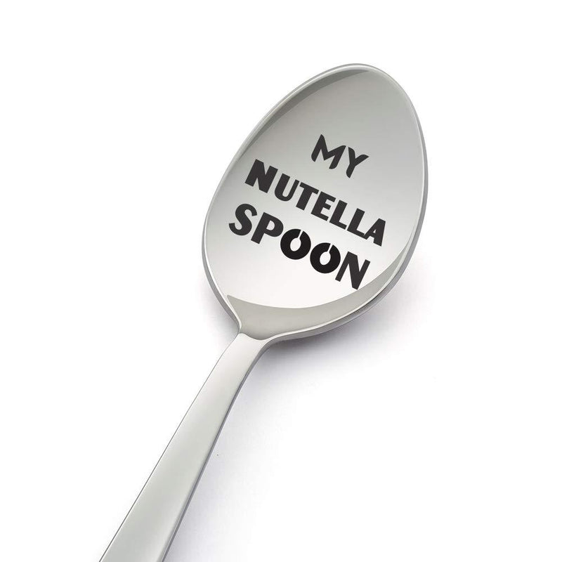  [AUSTRALIA] - My Nutella Spoon-8 Inch Spoon designed for Nutella Lover-Gift under $10- Gifts for Him/Gifts for Her-Perfect Gift for a Sweet Tooth-Crafted by LYF Collection