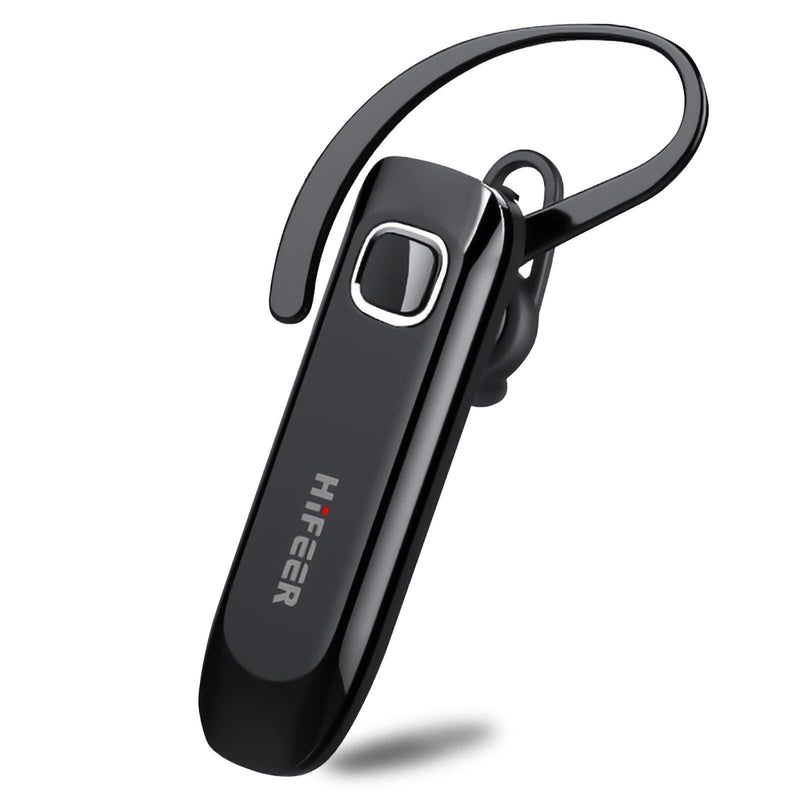 Bluetooth Headset for Cell Phones, V5.0 Wireless Bluetooth Earpiece for iPhone, Android, Samsung, IPX5 Waterproof 16 Hrs Talking Hands Free Earphone with Noise Cancelling Mic for Outdoor/Business - LeoForward Australia