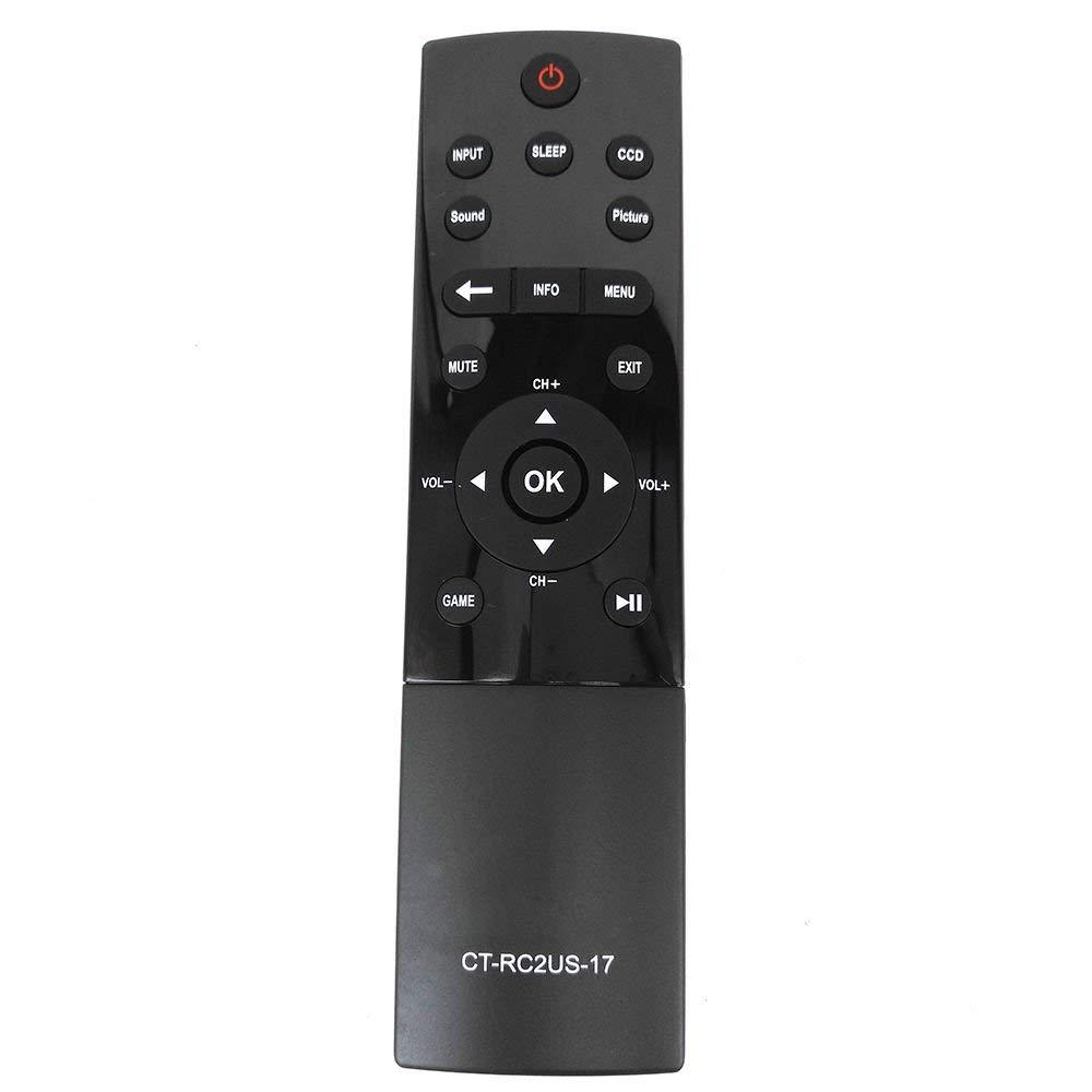 CT-RC2US-17 Remote Control Compatible for Toshiba Smart LED HDTV 55L421U 55L621U 65L621U 32L221U 43L621U 49L621U - LeoForward Australia