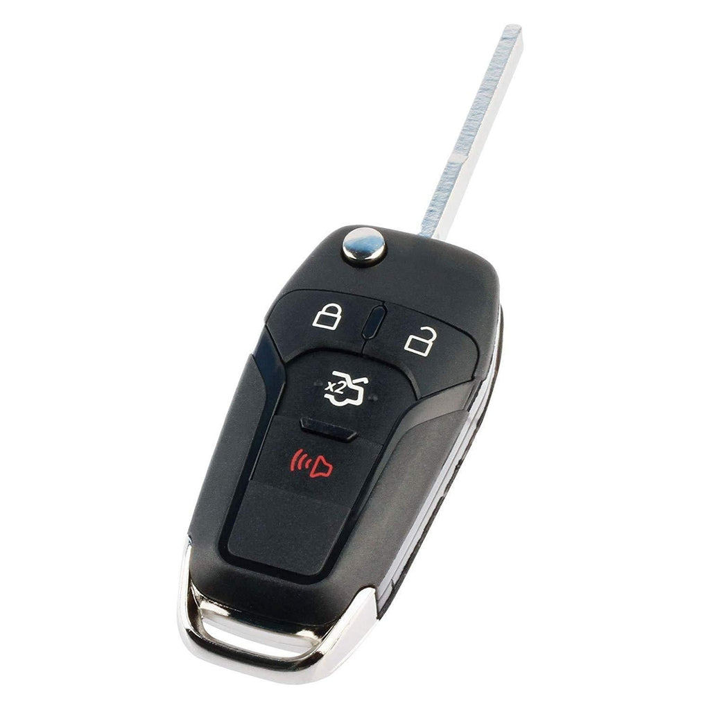 [AUSTRALIA] - Flip Key for 2013-2016 Ford Fusion Keyless Entry Remote Fob (N5F-A08TAA 164-R7986) f-fus-flip