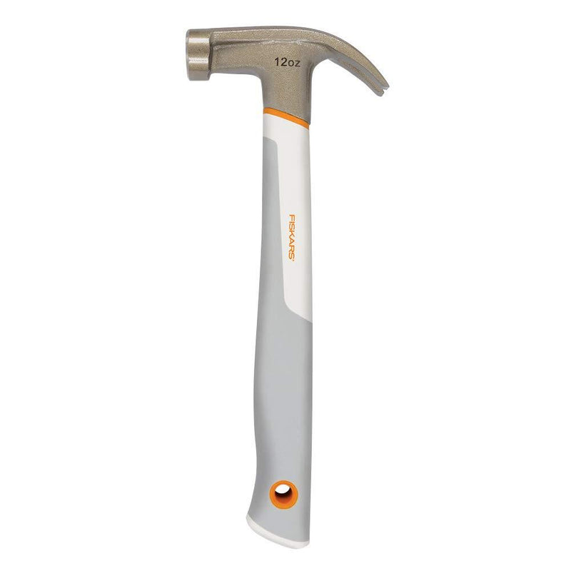 Fiskars Crafts DIY Precision Hammer, 12 oz, White/Gray 12 oz Hammer - LeoForward Australia