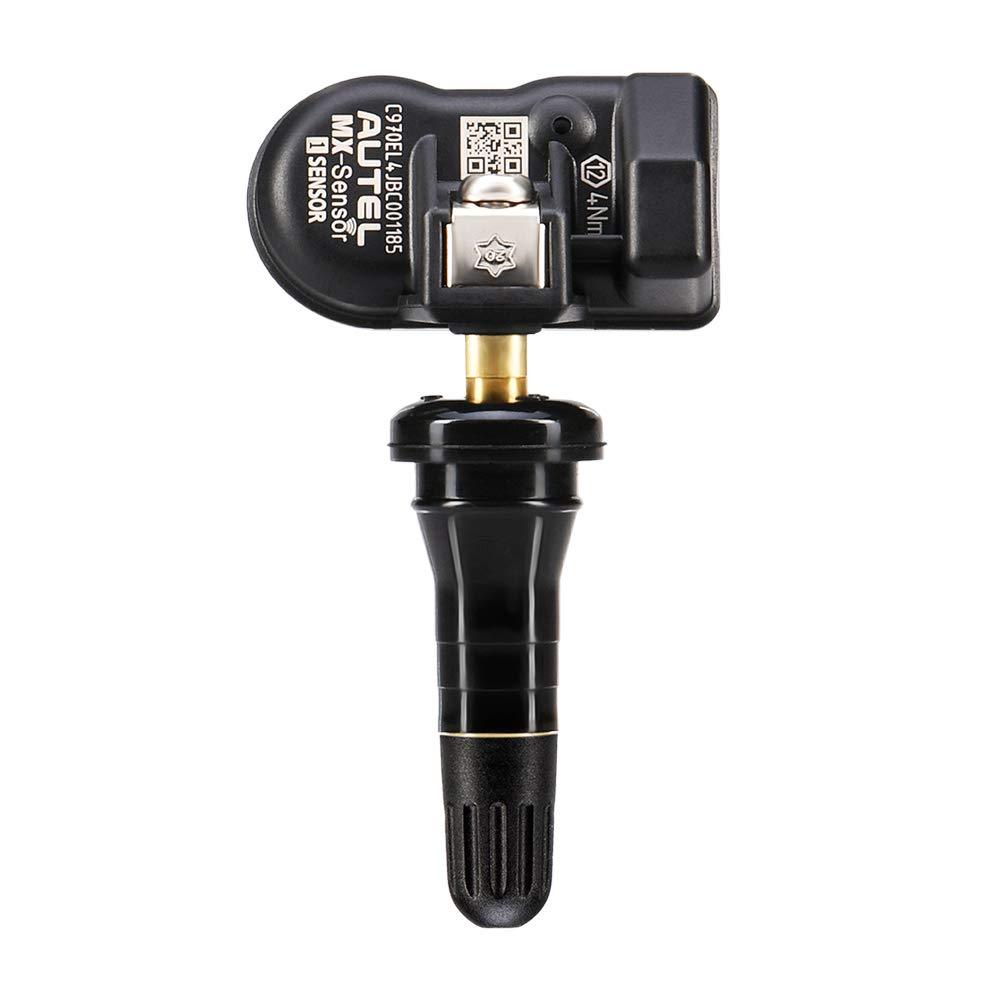  [AUSTRALIA] - Autel TPMS Sensor (Screw-in 315MHz + 433MHz) OE-Level 100% Clone-able Programmable Sensor Fits 98% Mainstream Vehicles with Rubber Valves for Tire Pressure Monitoring System