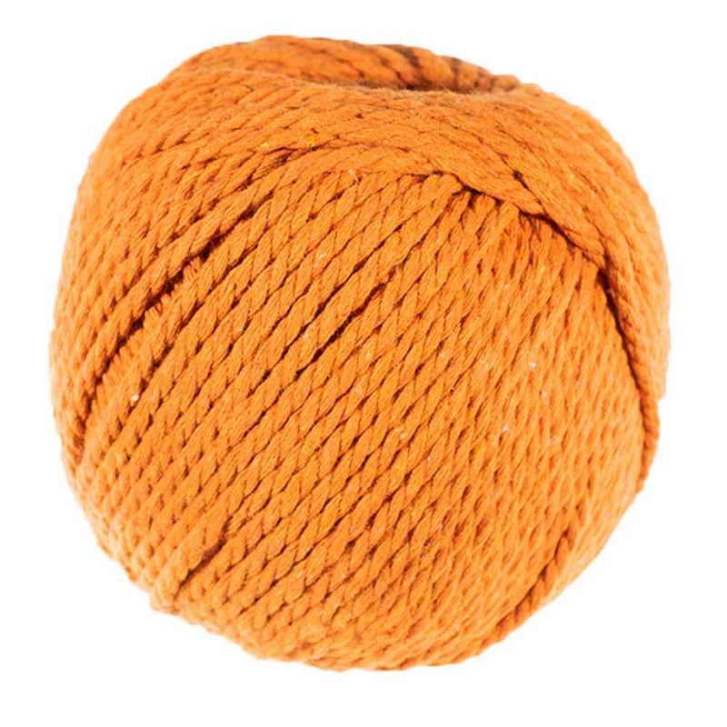  [AUSTRALIA] - Paracord Planet Cotton Rope – 3 Millimeter Rope in 50 Foot Lengths (Burnt Orange) Burnt Orange